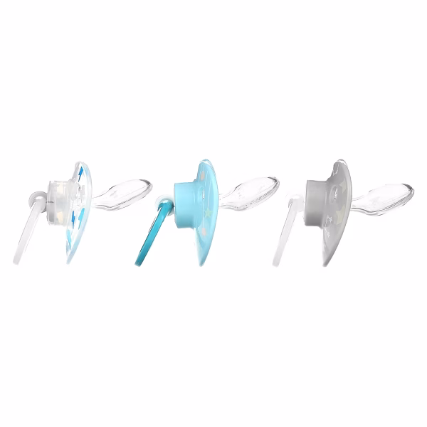NUK, Glow in the Dark Orthodontic Pacifier, 6-18 Months, Lightning Bolts and Stars, 3 Value Pack - Image 4