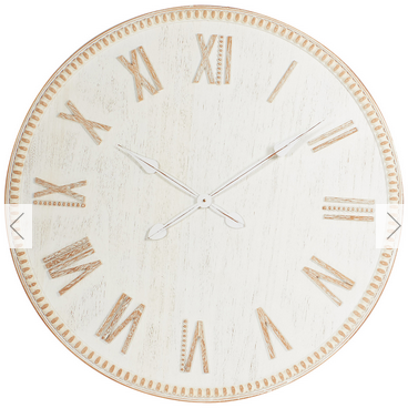 Wooden Bohemia Clock - Natural